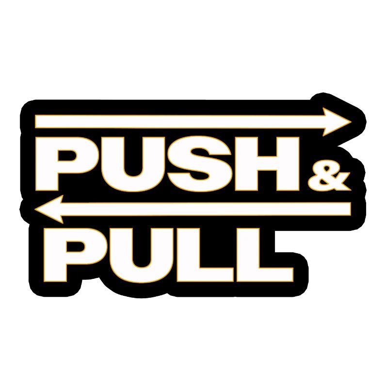 Push and Pull black