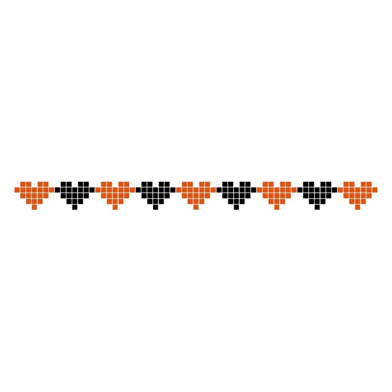 Knitting pattern pattern line heart