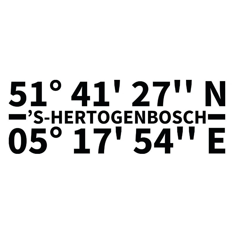 Coordonnées de 's-Hertogenbosch