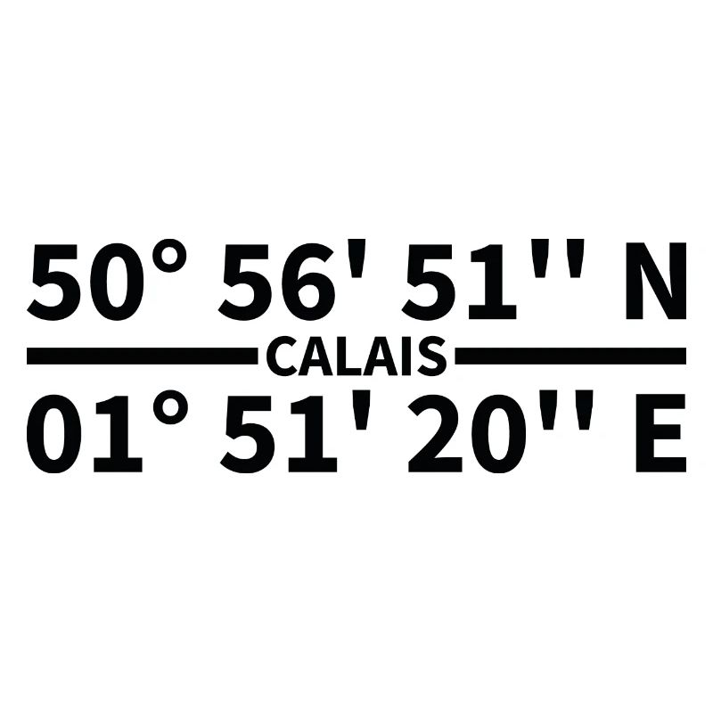 Coordonnées de Calais