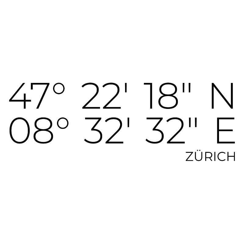 Coordinates Zurich