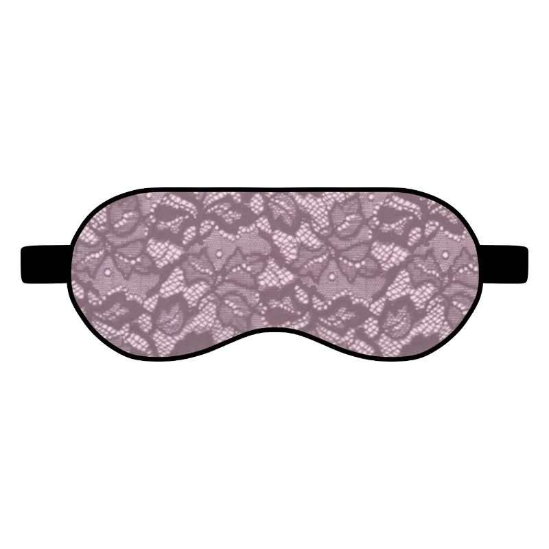 Schlafmaske mit Lavendel-Spitzen-Textur