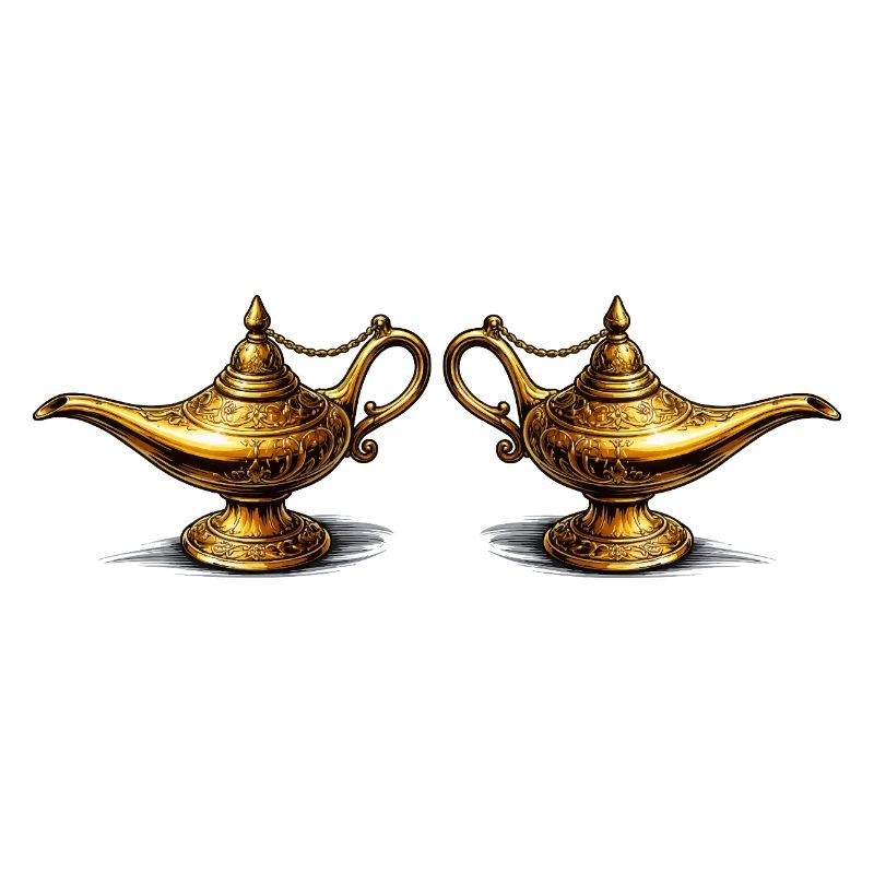 Goldene Öllampen
