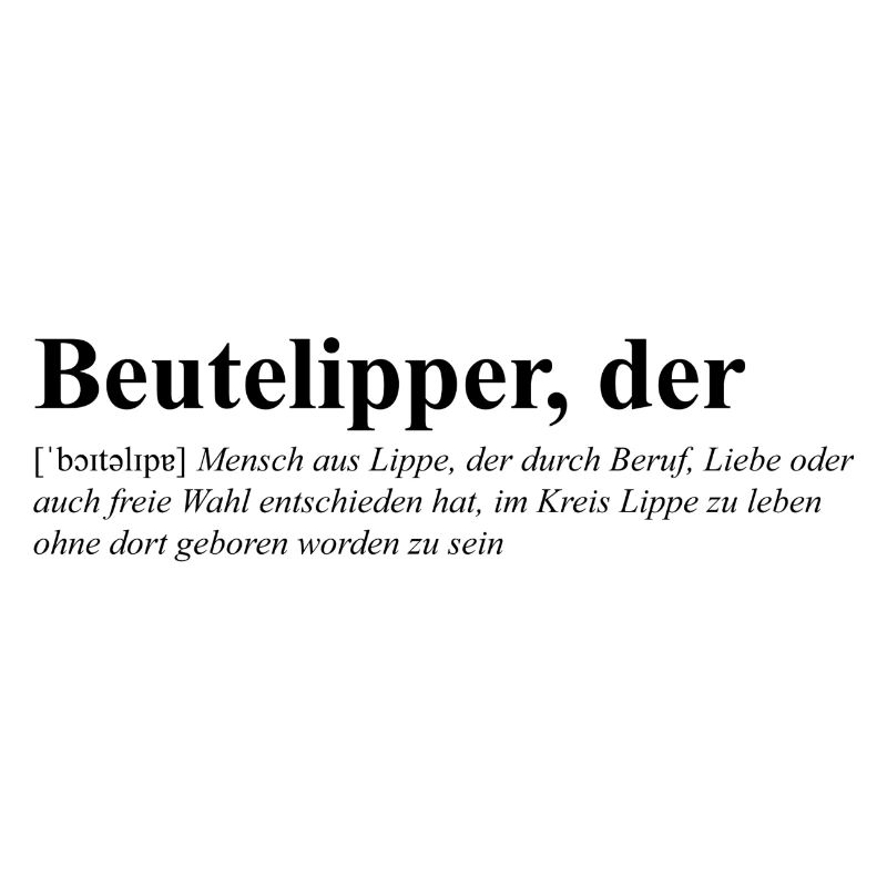 Beutelipper - Wörterbuch