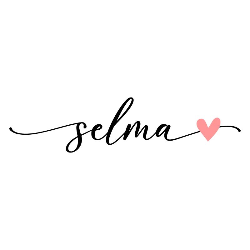 Police de calligraphie de nom Selma