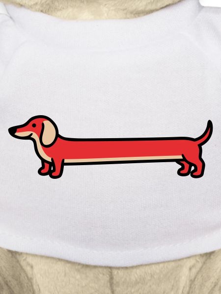 Dachshund Dachshund Dog Flat Design