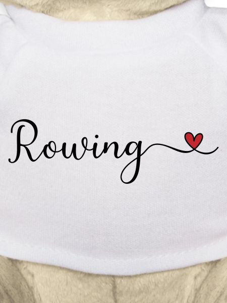 Rowing Heart Typography