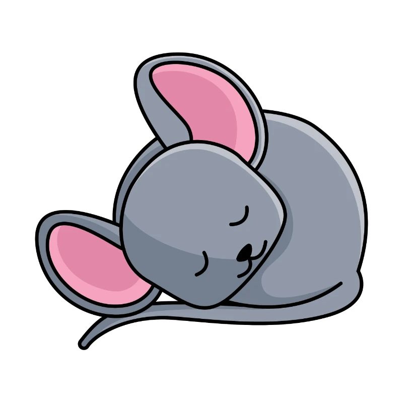Sleeping mouse - design