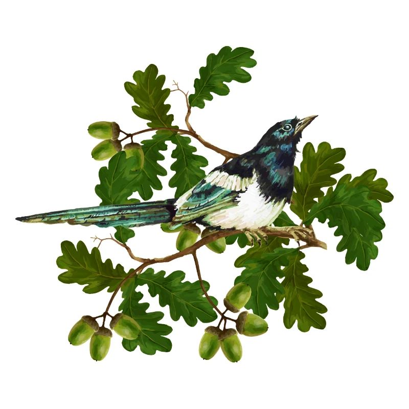 Bunter Vogel
