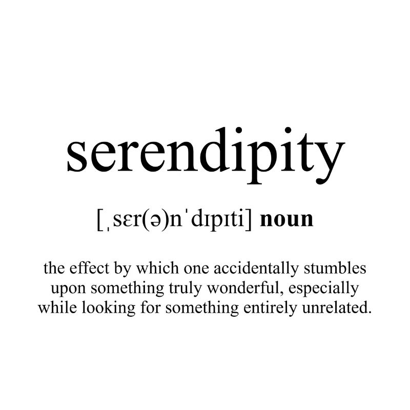 Serendipity (découverte) Définition Dictionary