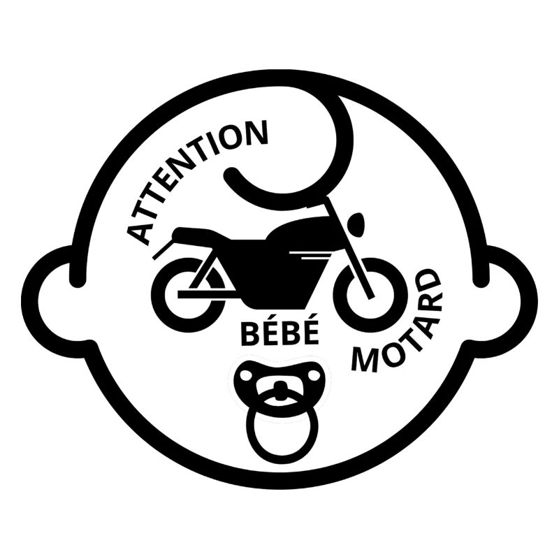 Attention bébé motard