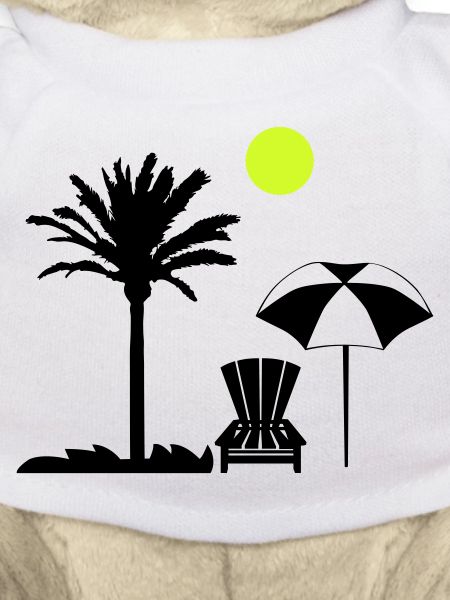 Palm Tree Deck Chair