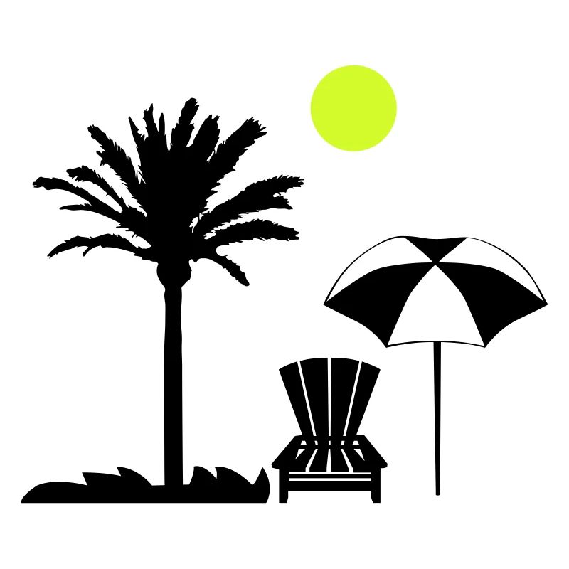 Chaise longue Palm Tree