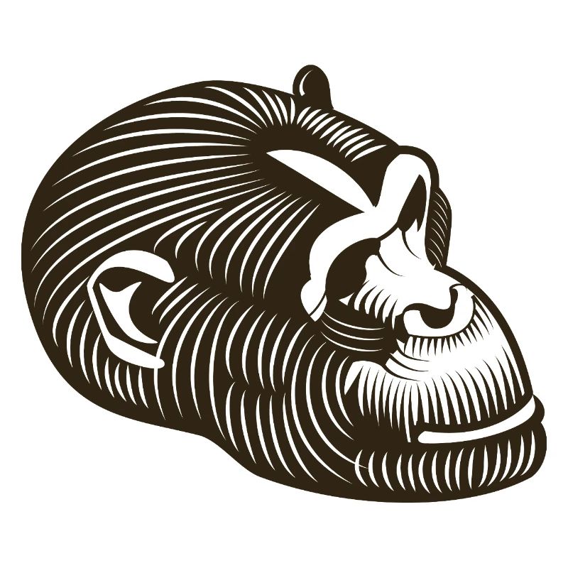 Stylized GORILLE head