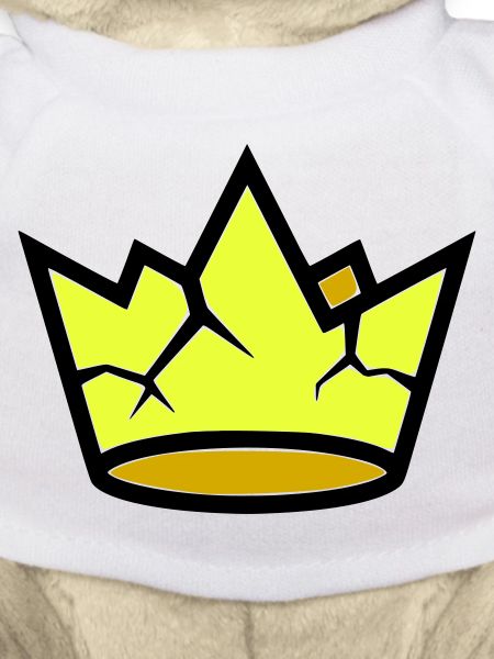 Grunge Broken Crown Vector fissuré