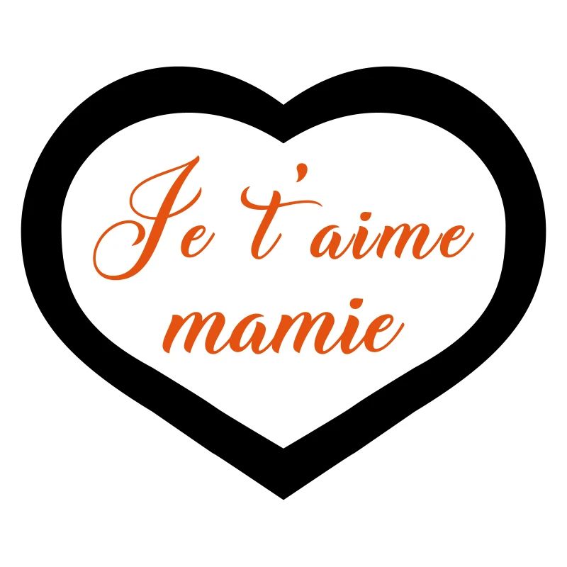 Cœur je t'aime mamie