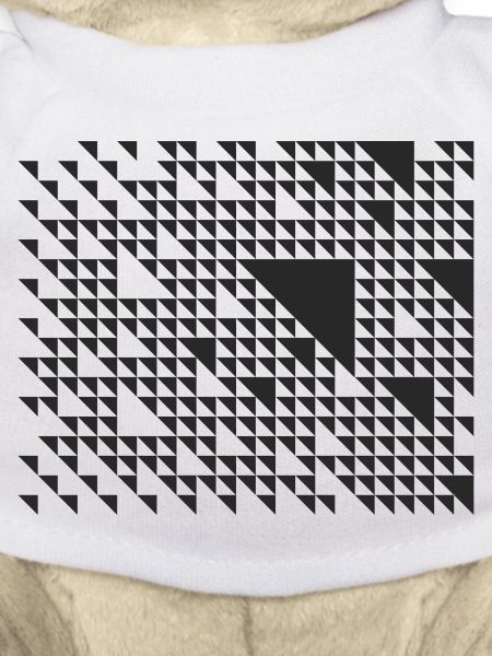 geometric triangles pattern design