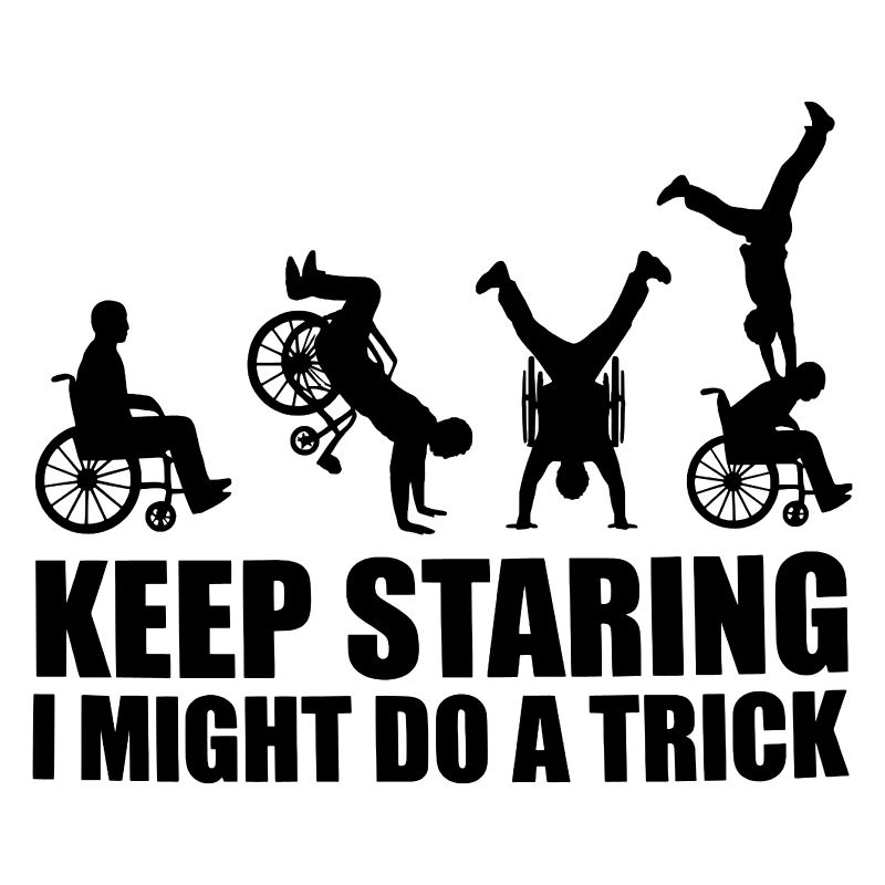 Keep an eye on this wheelchair user #