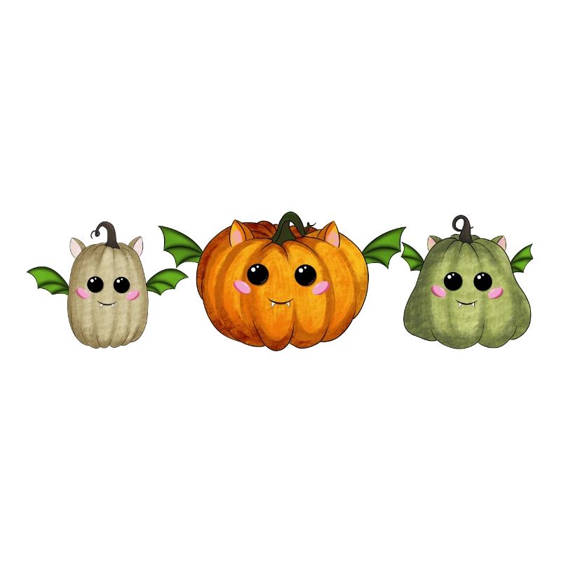 Joyeuses chauves-souris à la citrouille
