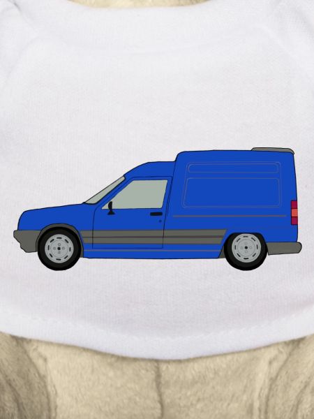Blue French Van