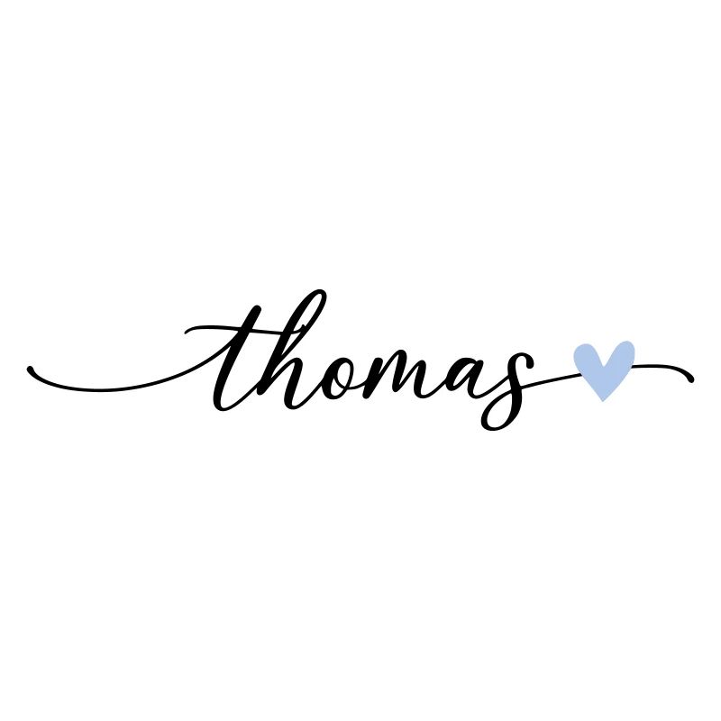 Thomas Name Kalligrafie Schrift
