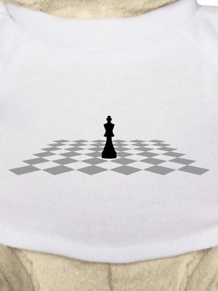 Chess king on chessboard