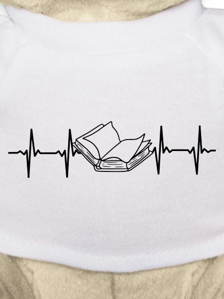 Bücherwurm Buch EKG Herzschlag