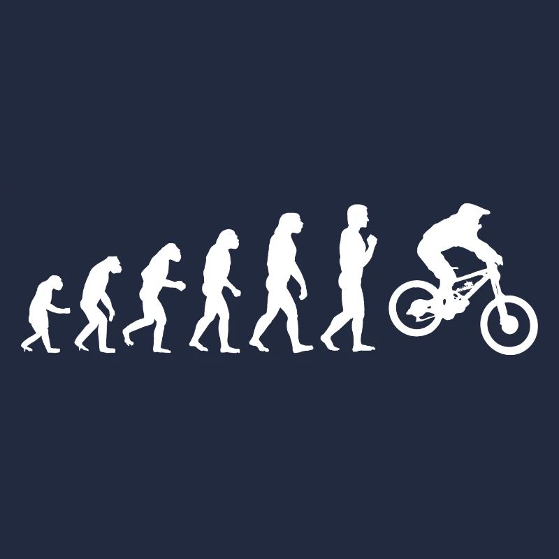 Downhill Fahrrad Evolution