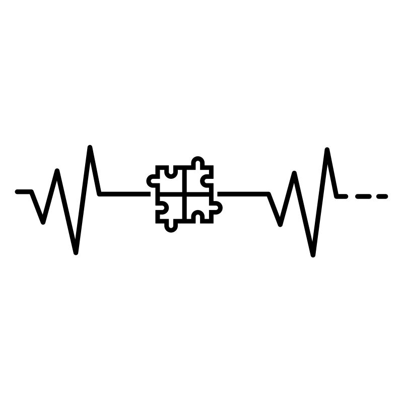 Heartbeat puzzle puzzle piece Puzzle gift idea