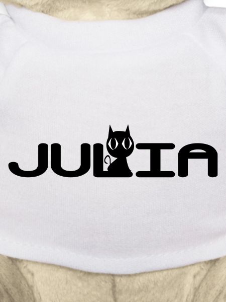 Julia mit schwarzer Katze