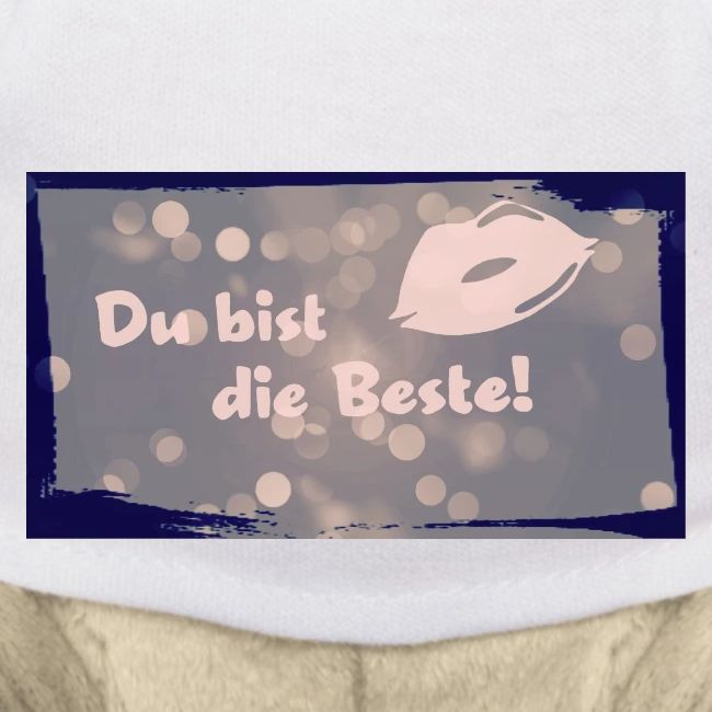 Du bist die Beste! Symbol und Muster