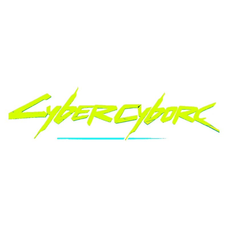 Futuristic Cyberpunk Typography