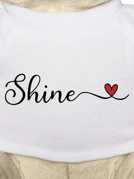 Shine Heart Typografie