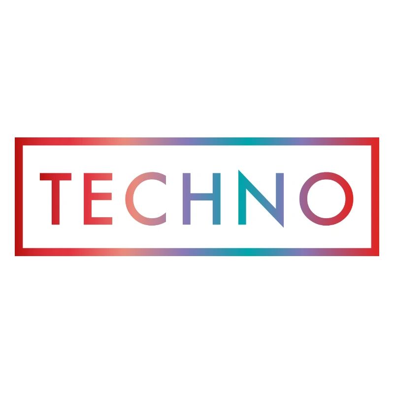 Techno Color Minimal Geschenk