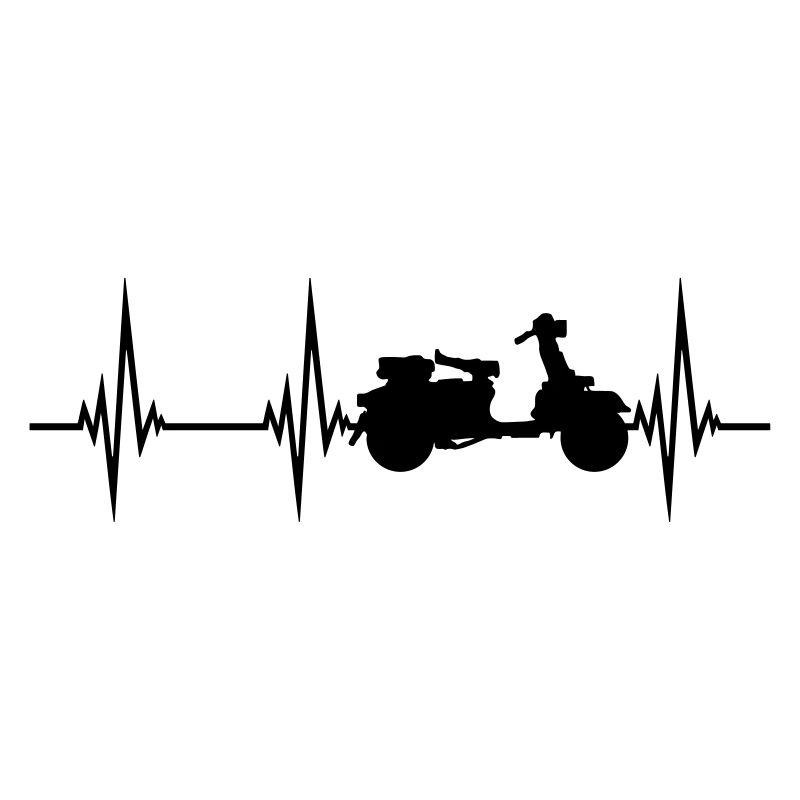 pulse frequency heartbeat scooter clipart driving ele