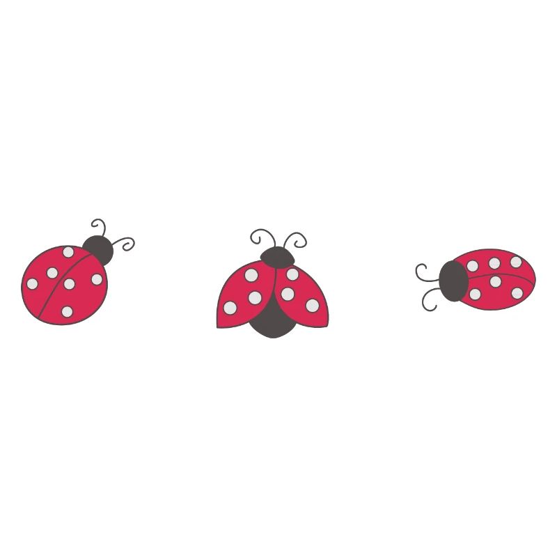 3 Ladybugs