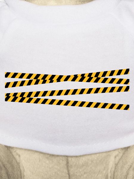 Security tape blocking zone