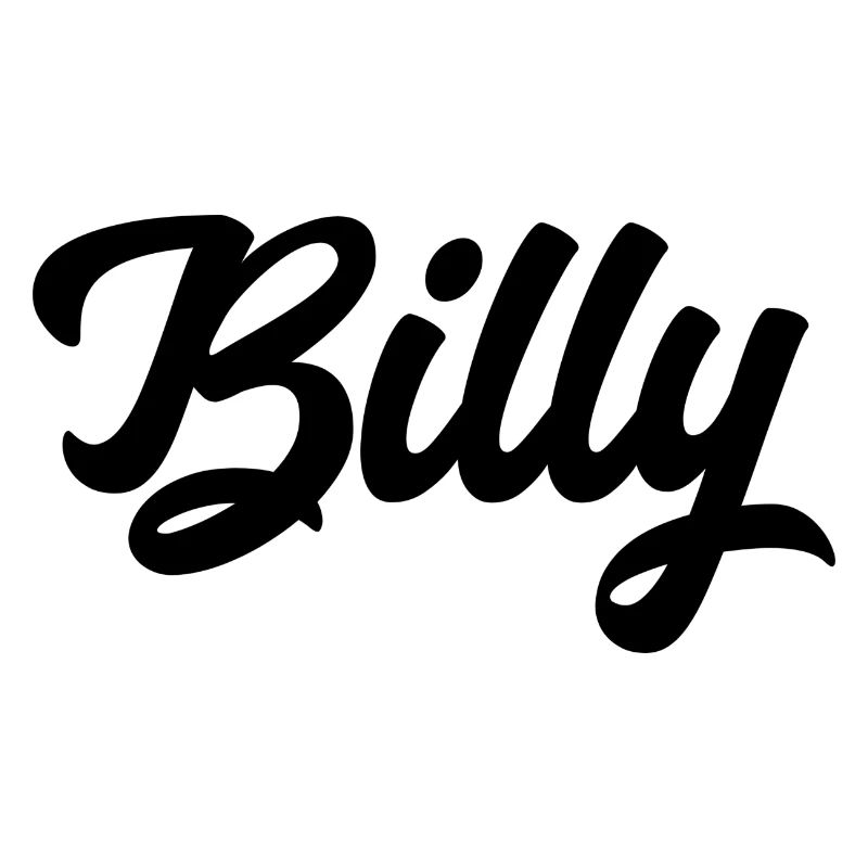 Billy benutzerdefinierte Text Geburtstagsname