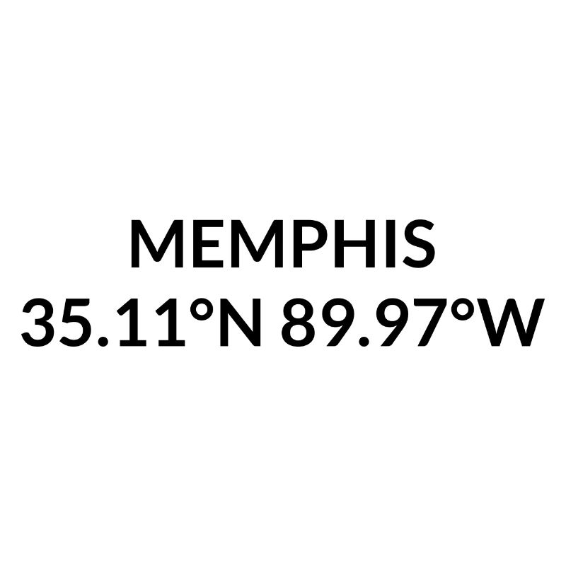 Memphis, Tennessee, USA Coordinates