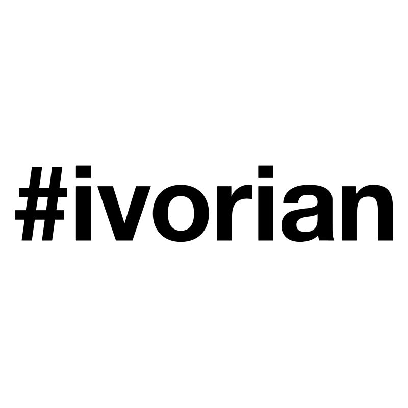 IVORIAN Hashtag Elfenbeinküste