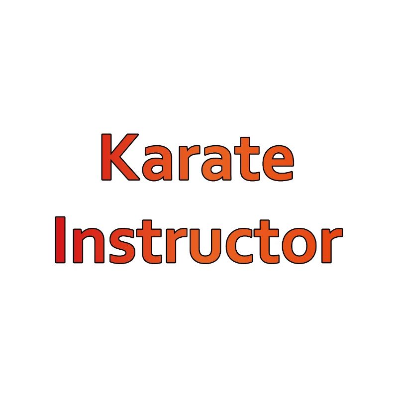Karate Instructor - Karate Lehrer - Übungsleiter