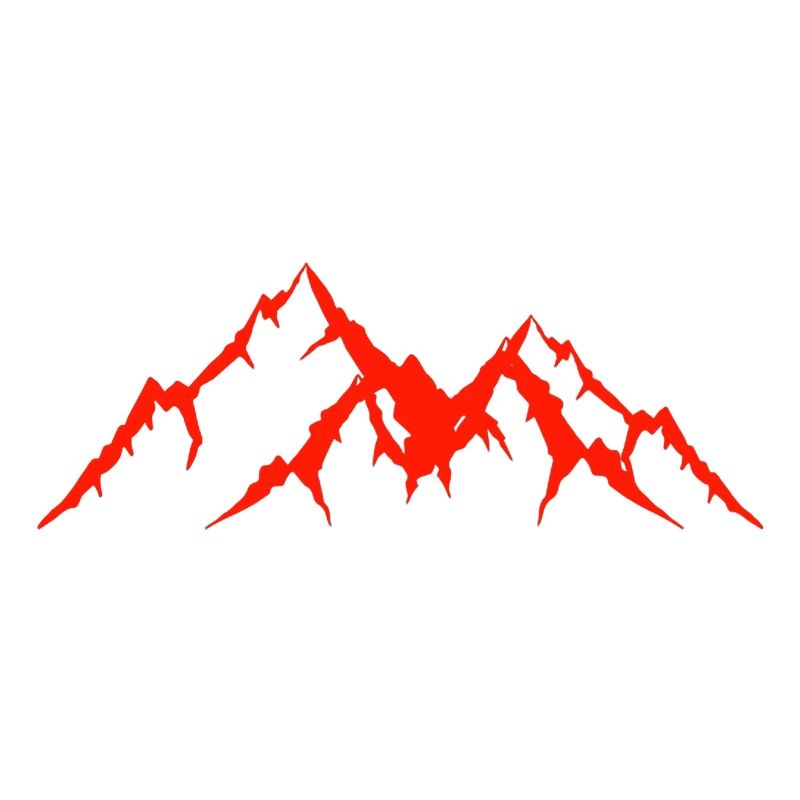 Leuchtend roter Berg!