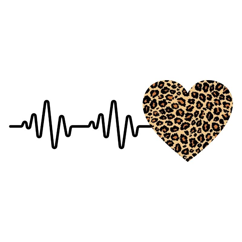 Herz Leopard Herz Herzschlag Geschenkidee