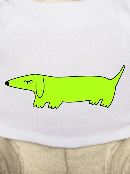 Simple green dog