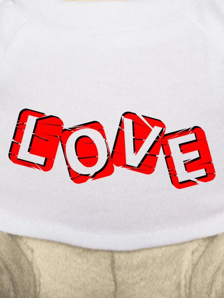 LOVE - red and black