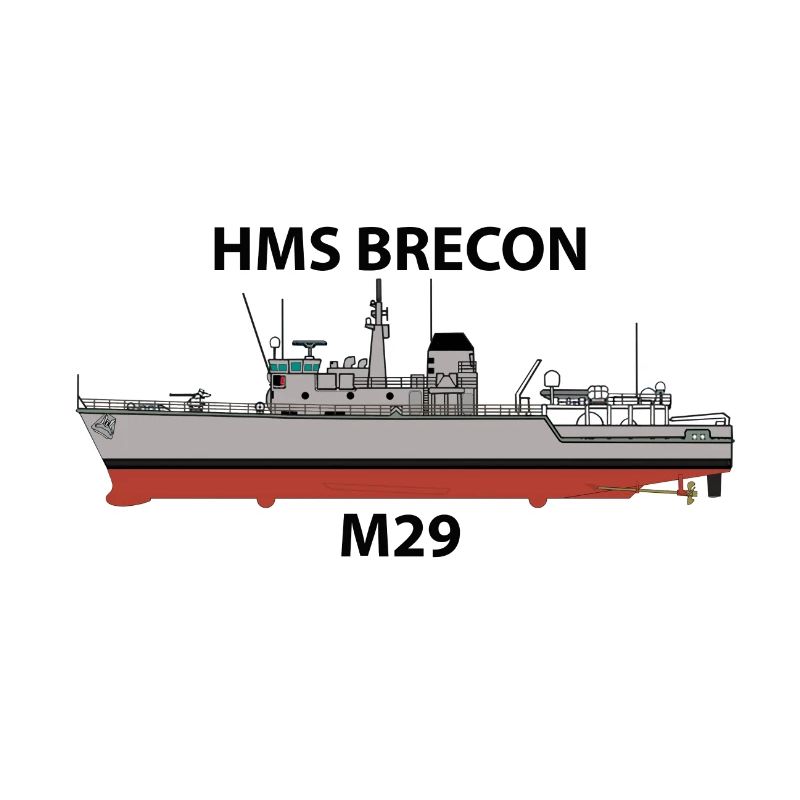 HMS BRECON - M29 - HUNT CLASS
