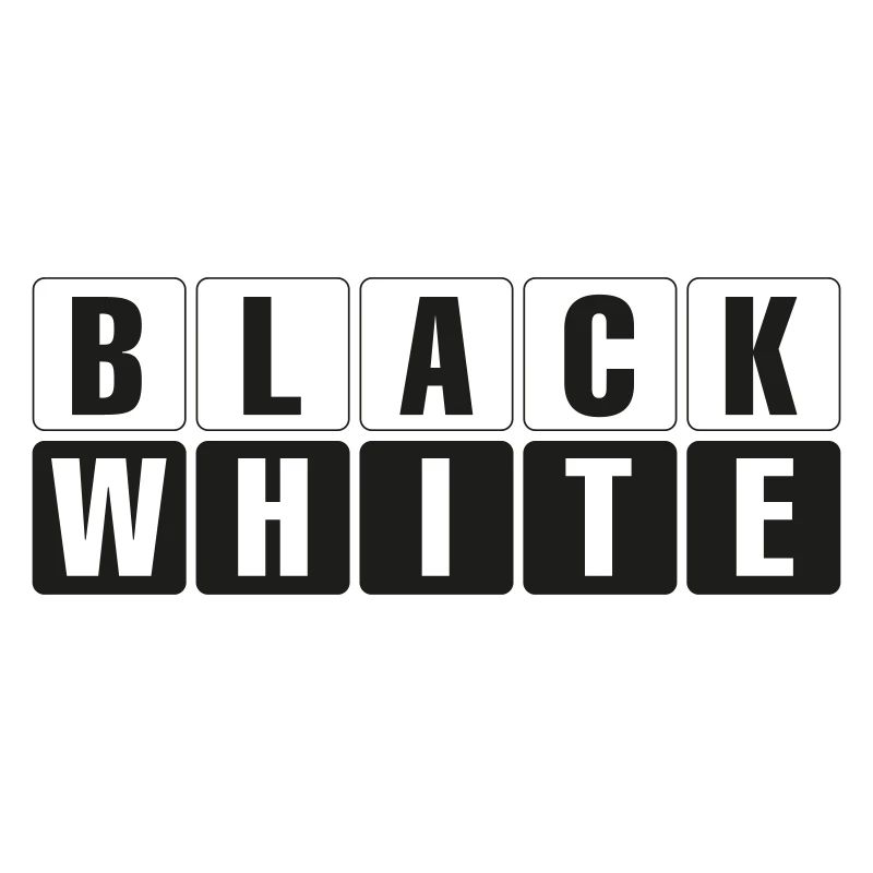 Black and White