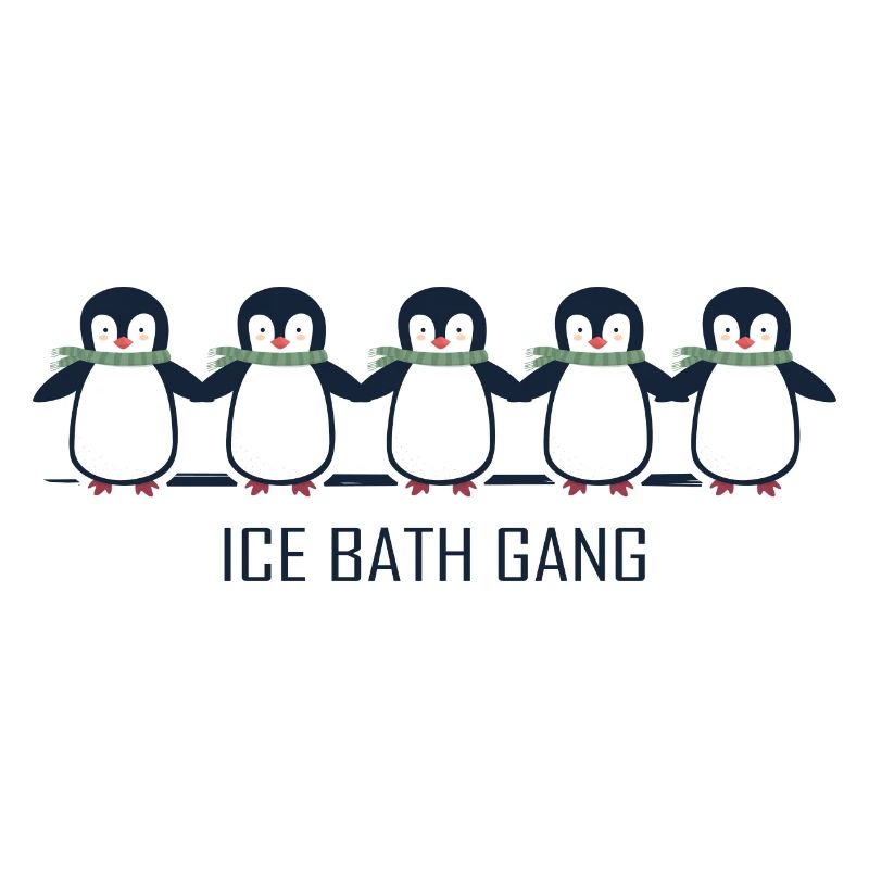 eisbader winterbader pinguin eisbaden