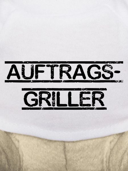 Auftrags Griller Schrift Text Spruch