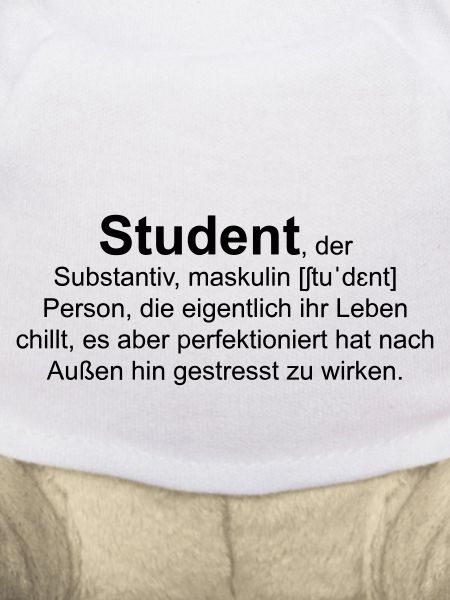 Student, der